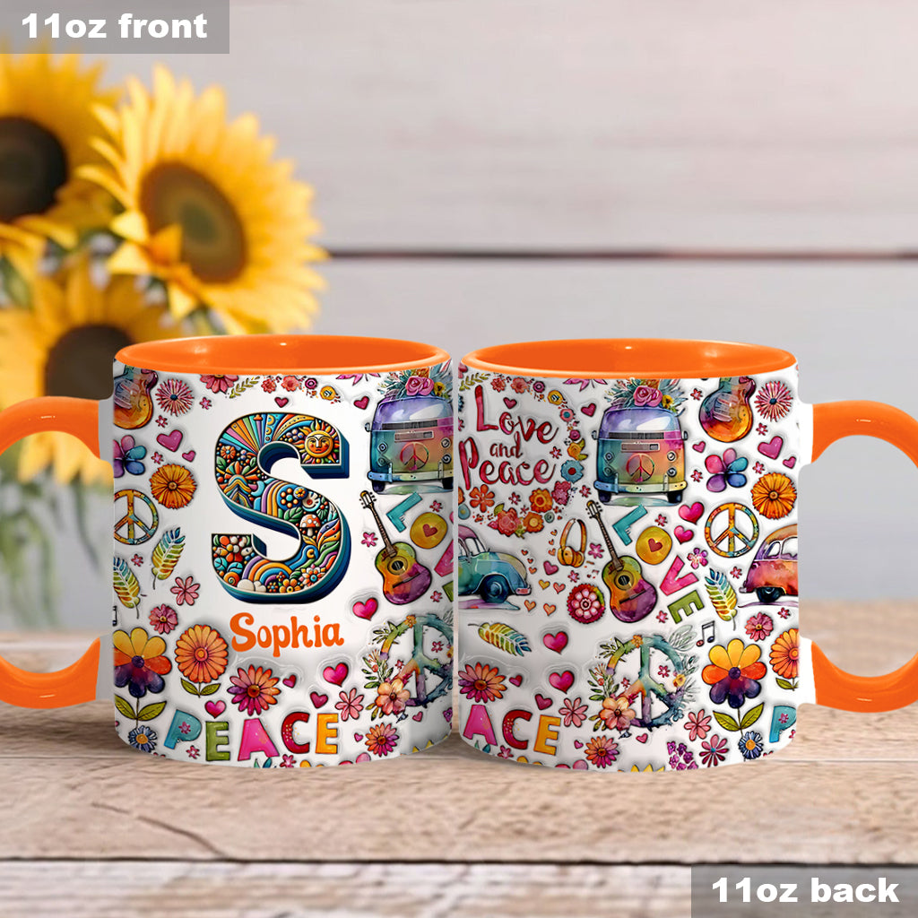 Hippie Soul - Personalized Hippie Accent Mug