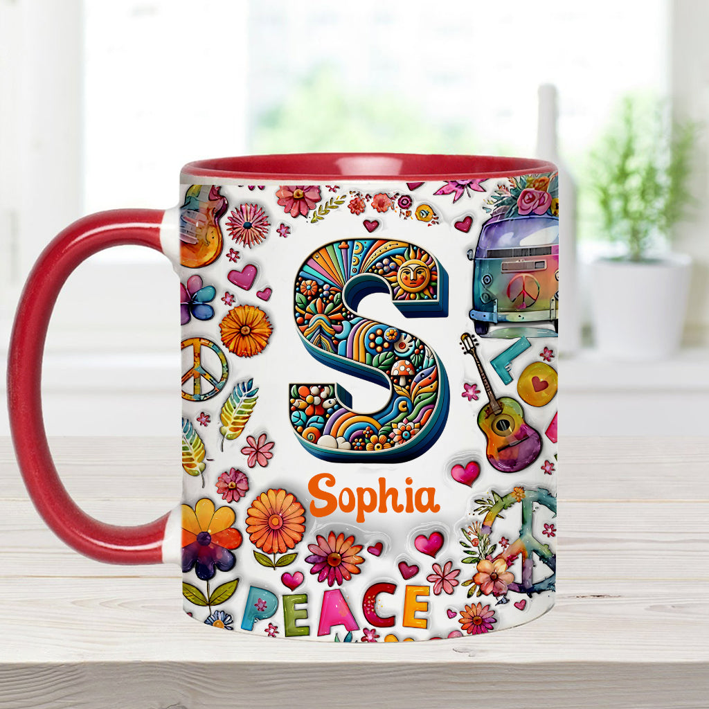 Hippie Soul - Personalized Hippie Accent Mug