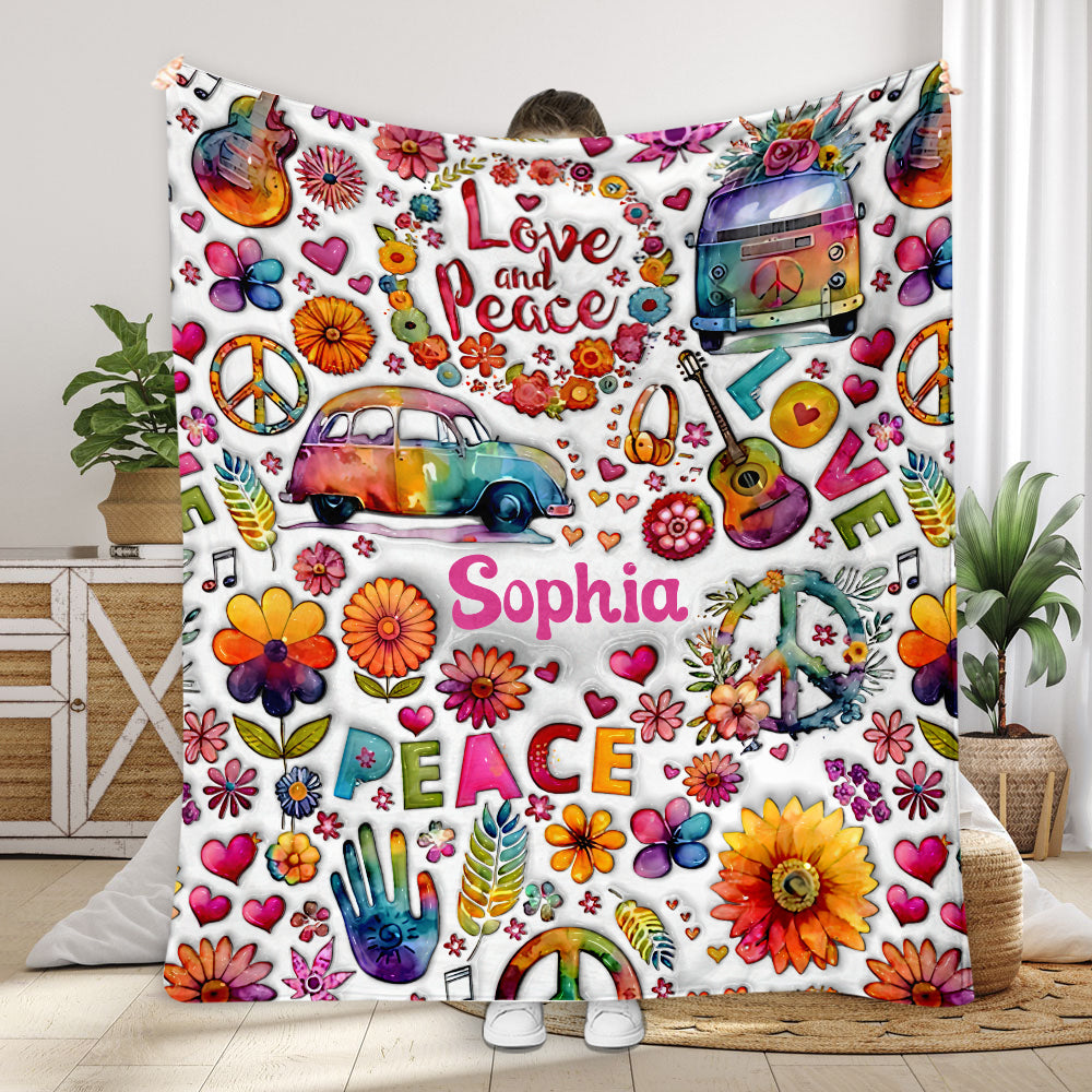 Hippie Soul – Personalisierte Hippie-Decke