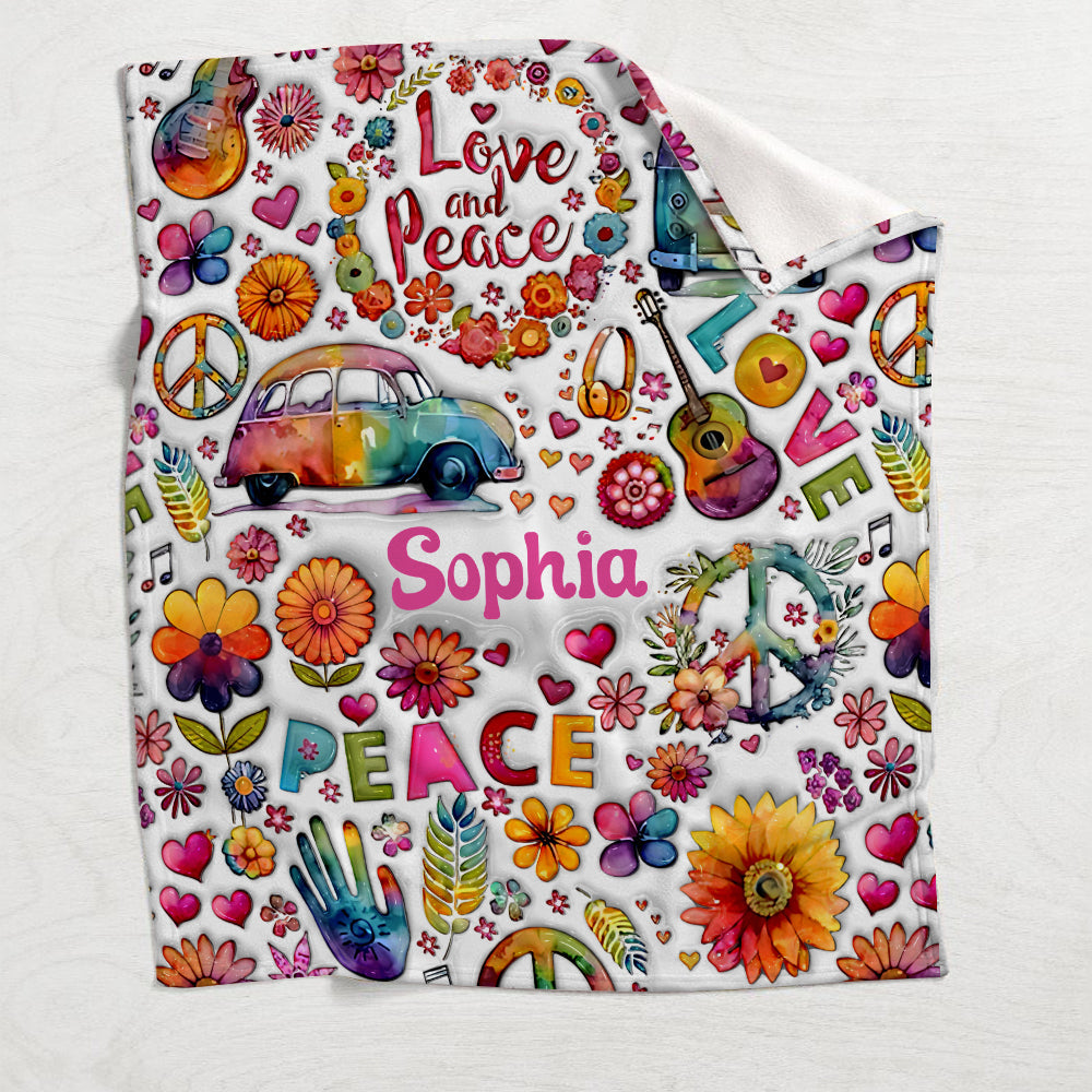 Hippie Soul – Personalisierte Hippie-Decke