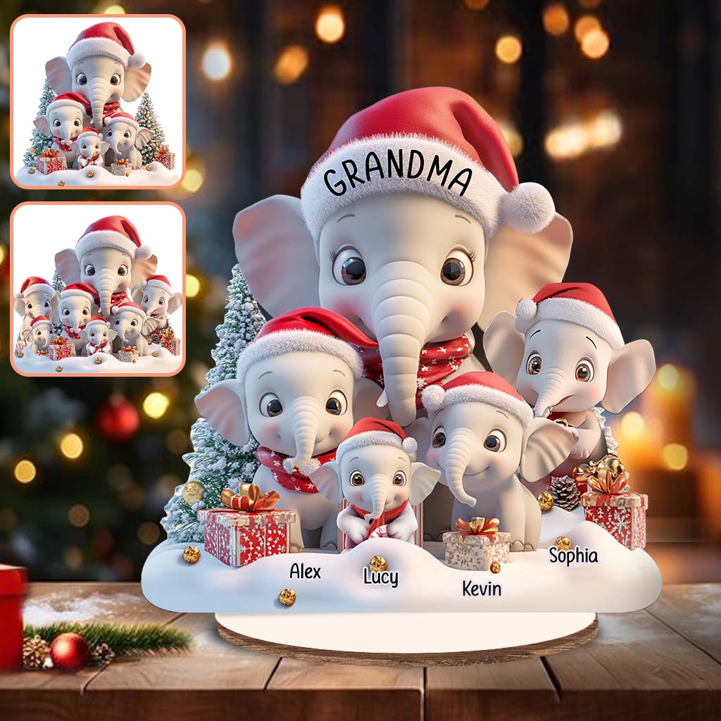 Ich liebe es, Oma zu sein – Personalisierte, freistehende Holzplakette „Oma“