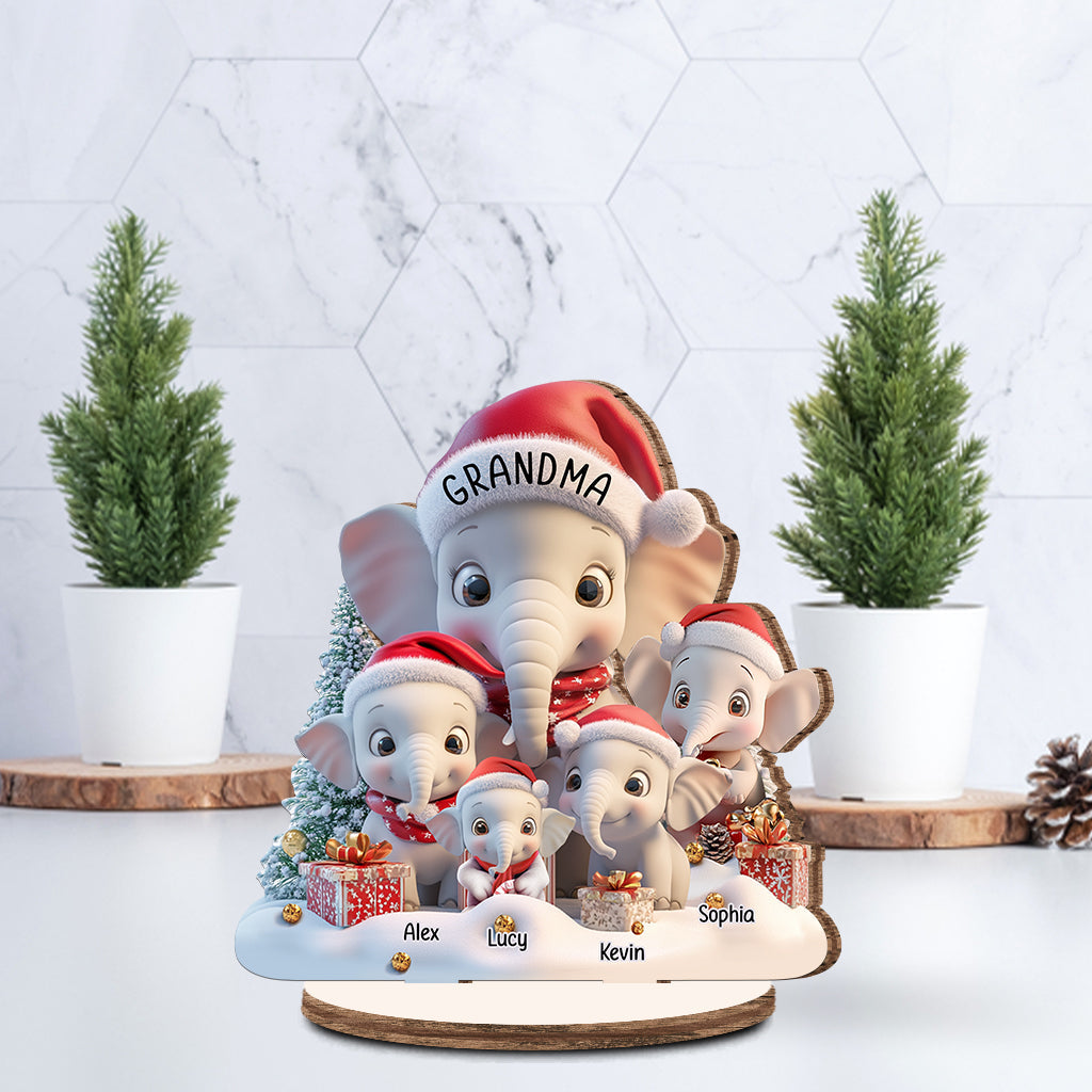 Ich liebe es, Oma zu sein – Personalisierte, freistehende Holzplakette „Oma“