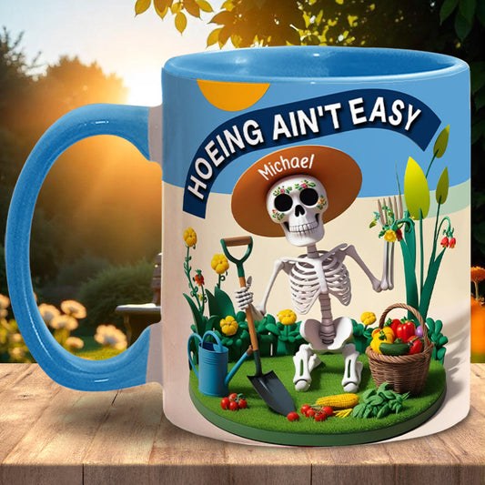 Jäten ist nicht einfach – Personalisierte Gartentasse