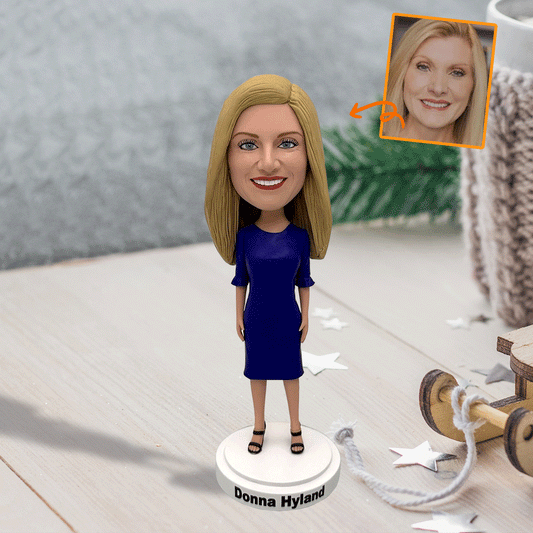 Individuelle Figur – Personalisierte Wackelkopffigur der Mutter