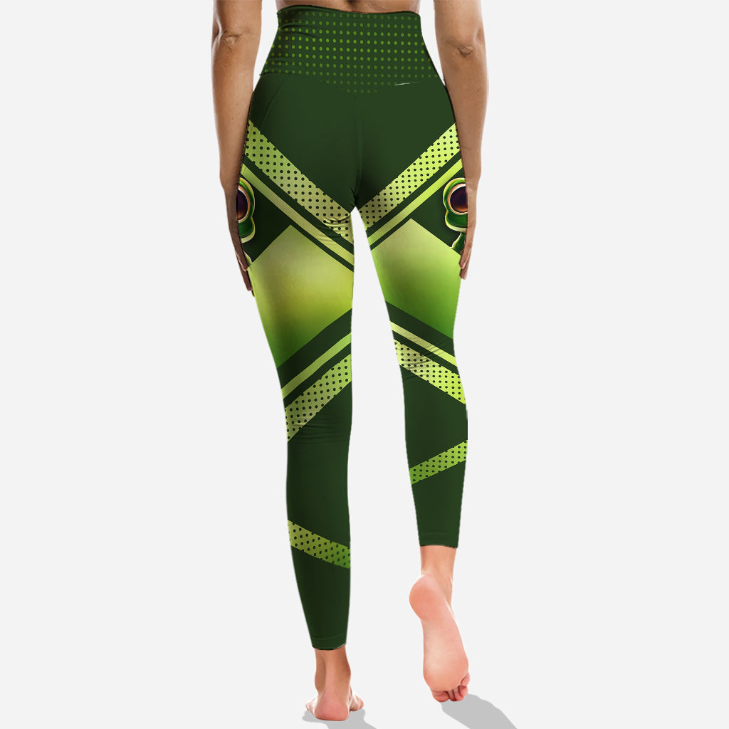 Ich liebe Frösche – Personalisierter Frosch-Hoodie und Leggings