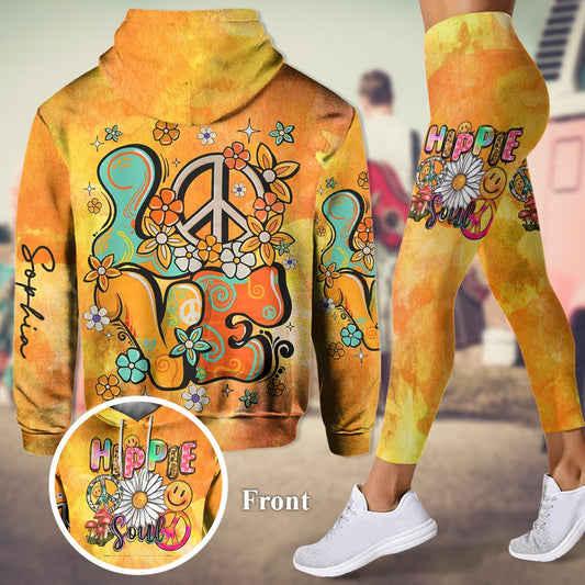 Hippie Soul – Personalisierter Hippie-Hoodie und Leggings