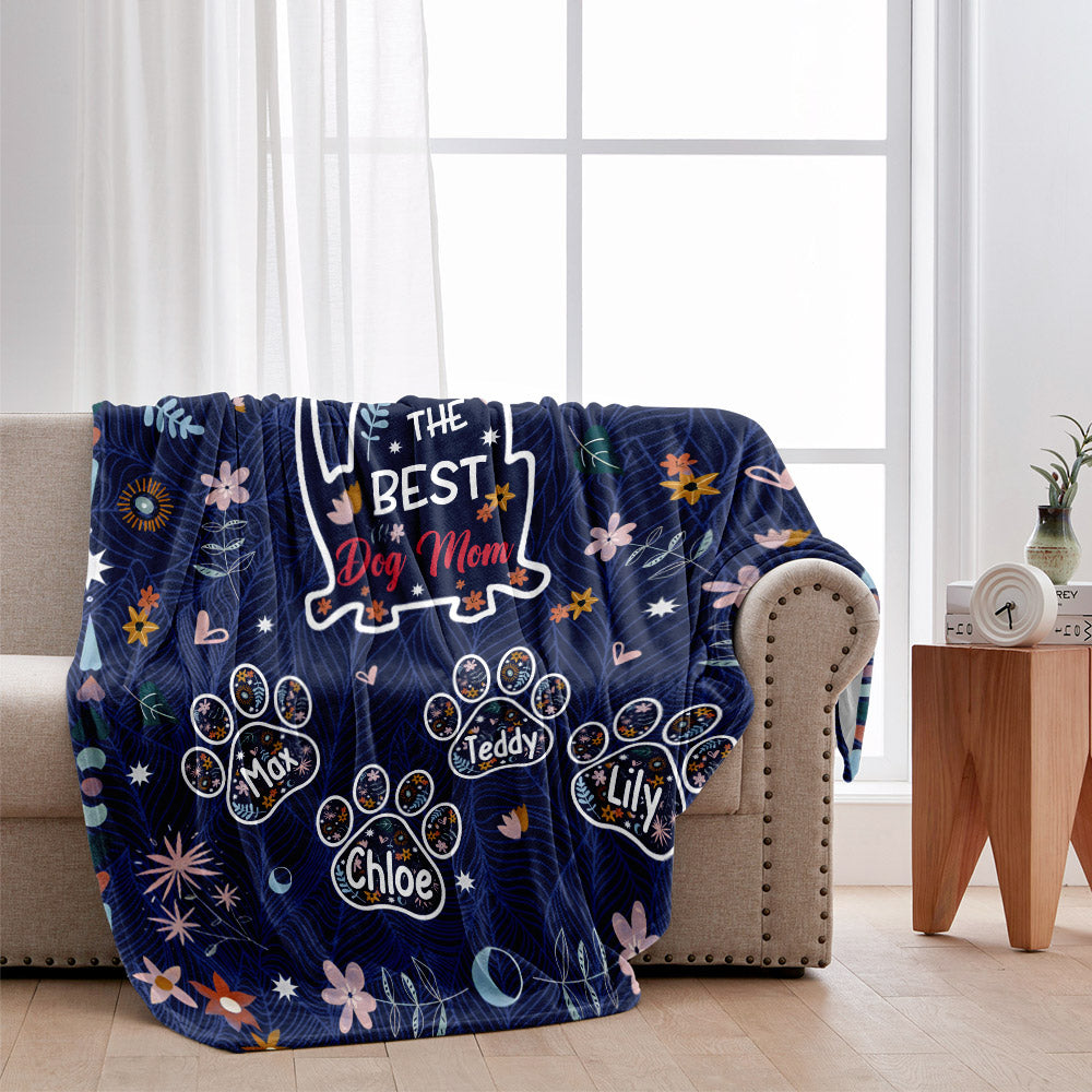 Alles Gute zum Muttertag an die beste Hundemama – personalisierte Hundedecke