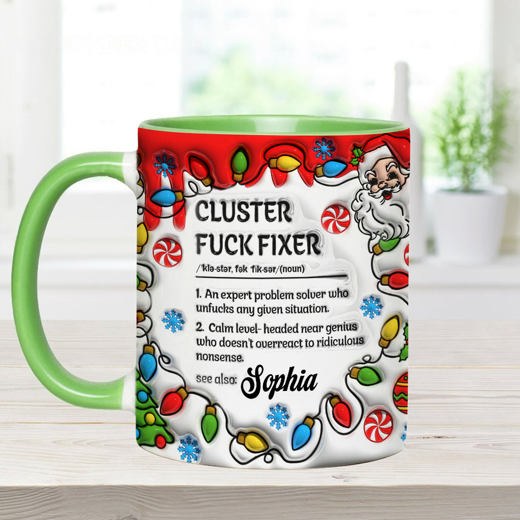 Cluster – Personalisierte Tasse mit Kollege-Akzent
