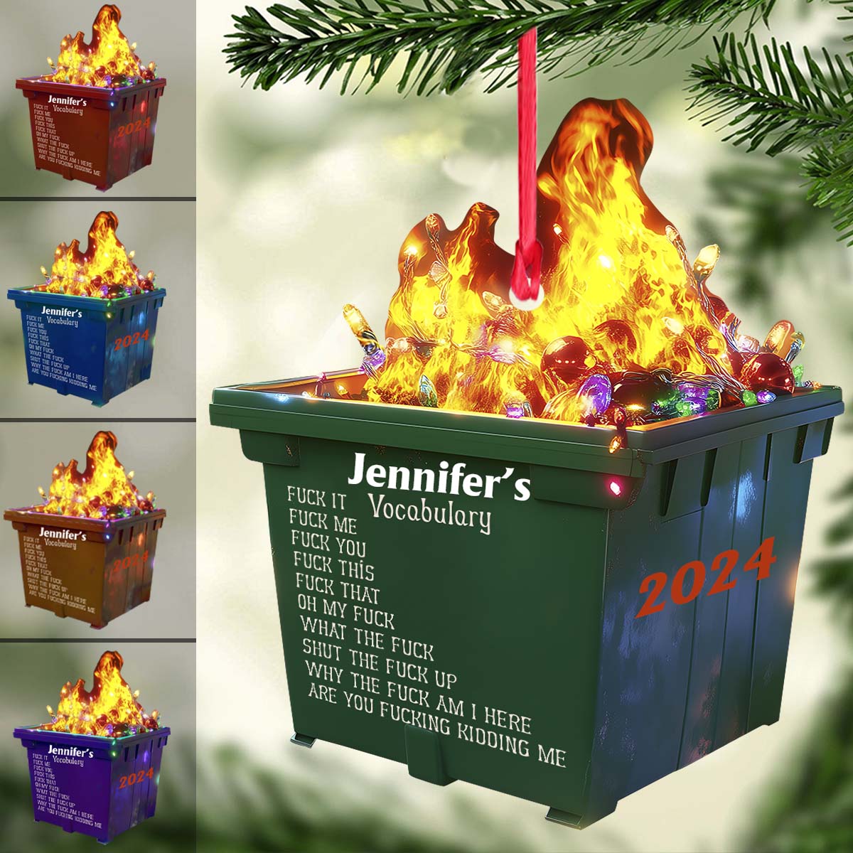 Cluster - Personalized Colleague Ornament