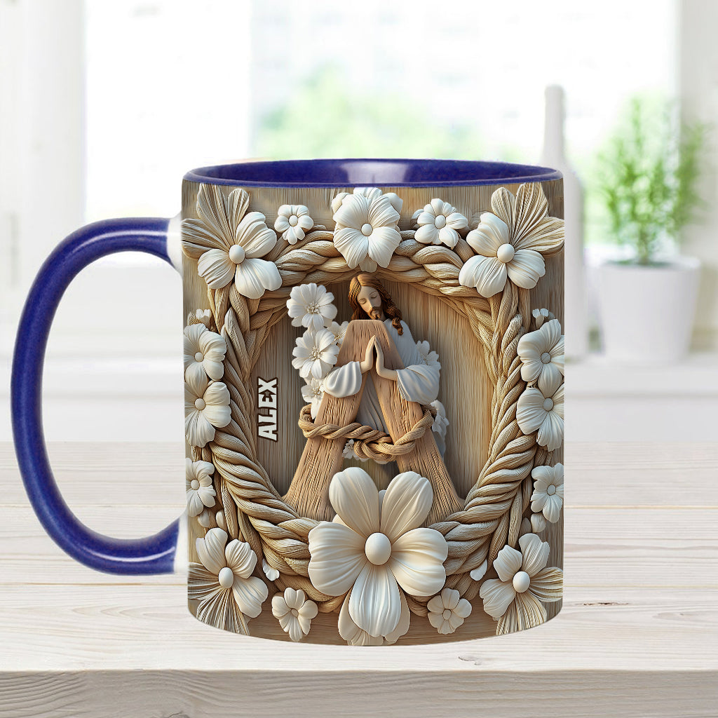 Faith Hope Love - Personalized Christian Accent Mug