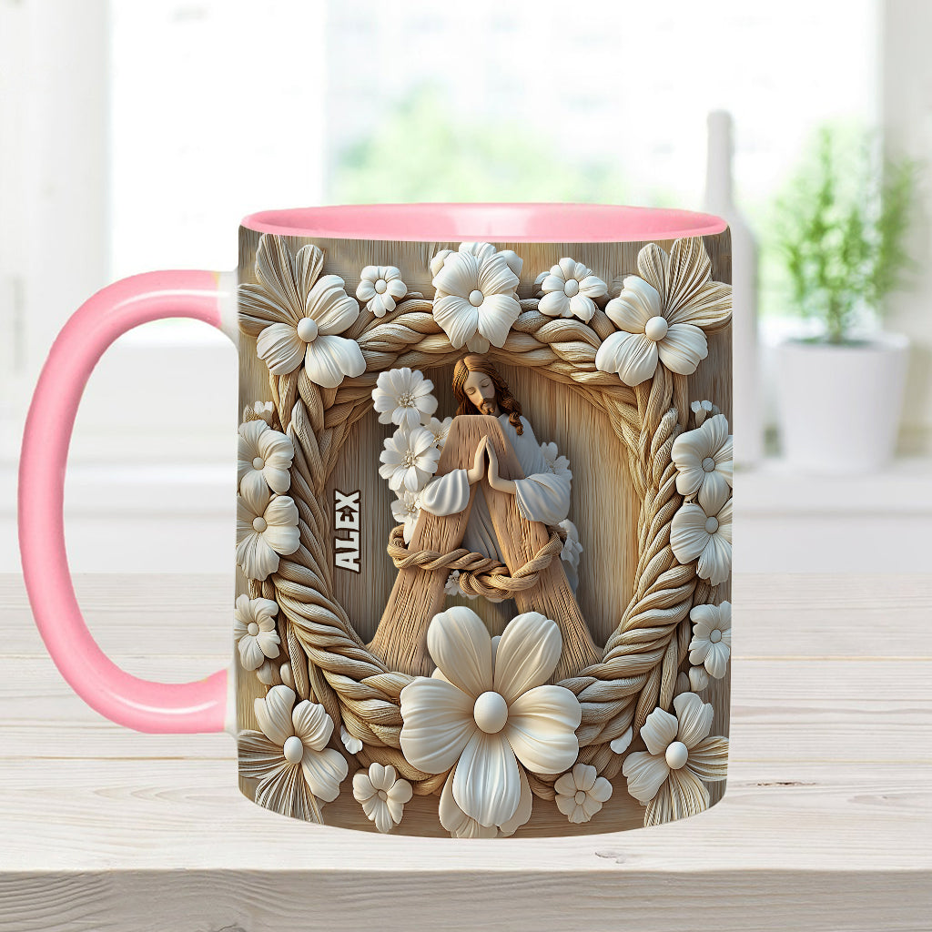 Faith Hope Love - Personalized Christian Accent Mug