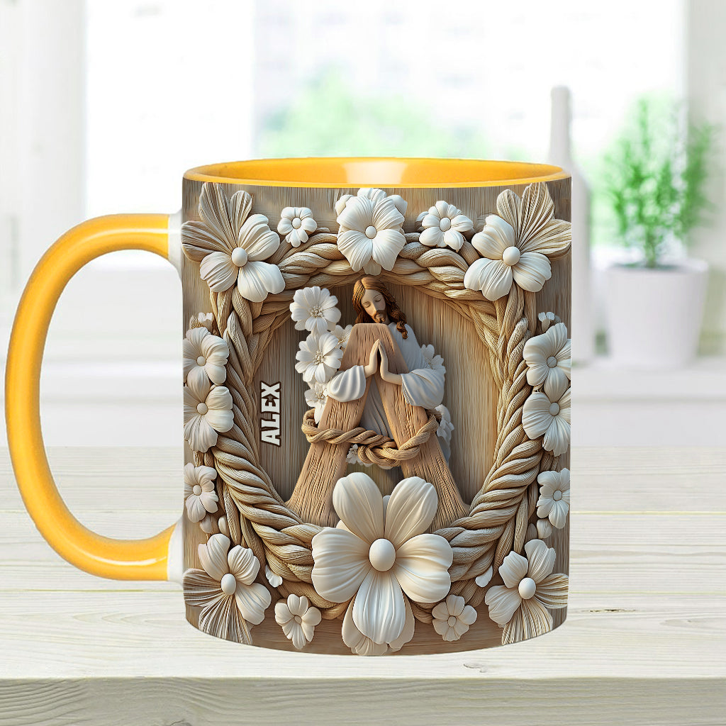 Faith Hope Love - Personalized Christian Accent Mug