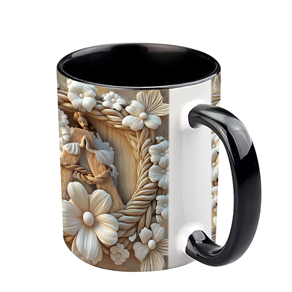 Faith Hope Love - Personalized Christian Accent Mug