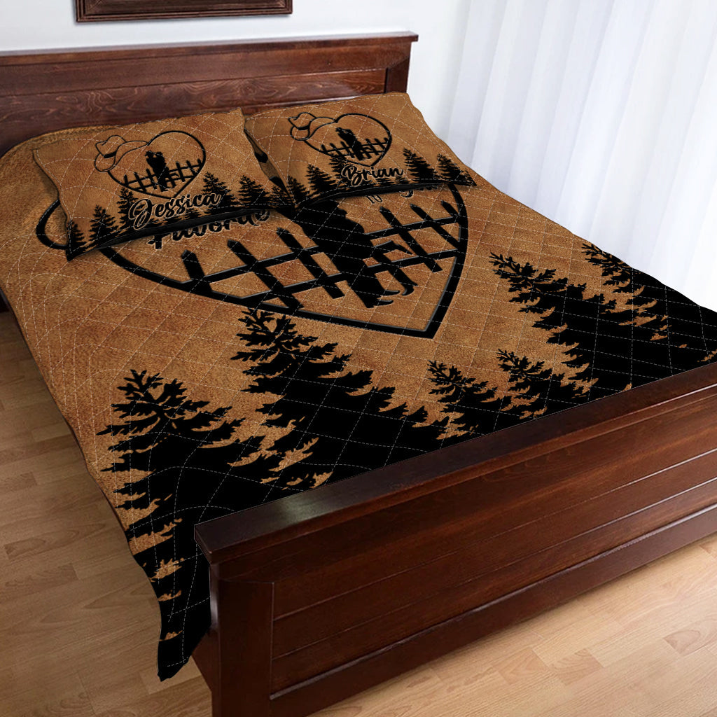 Next To You – Personalisiertes Country Girl Quilt-Set