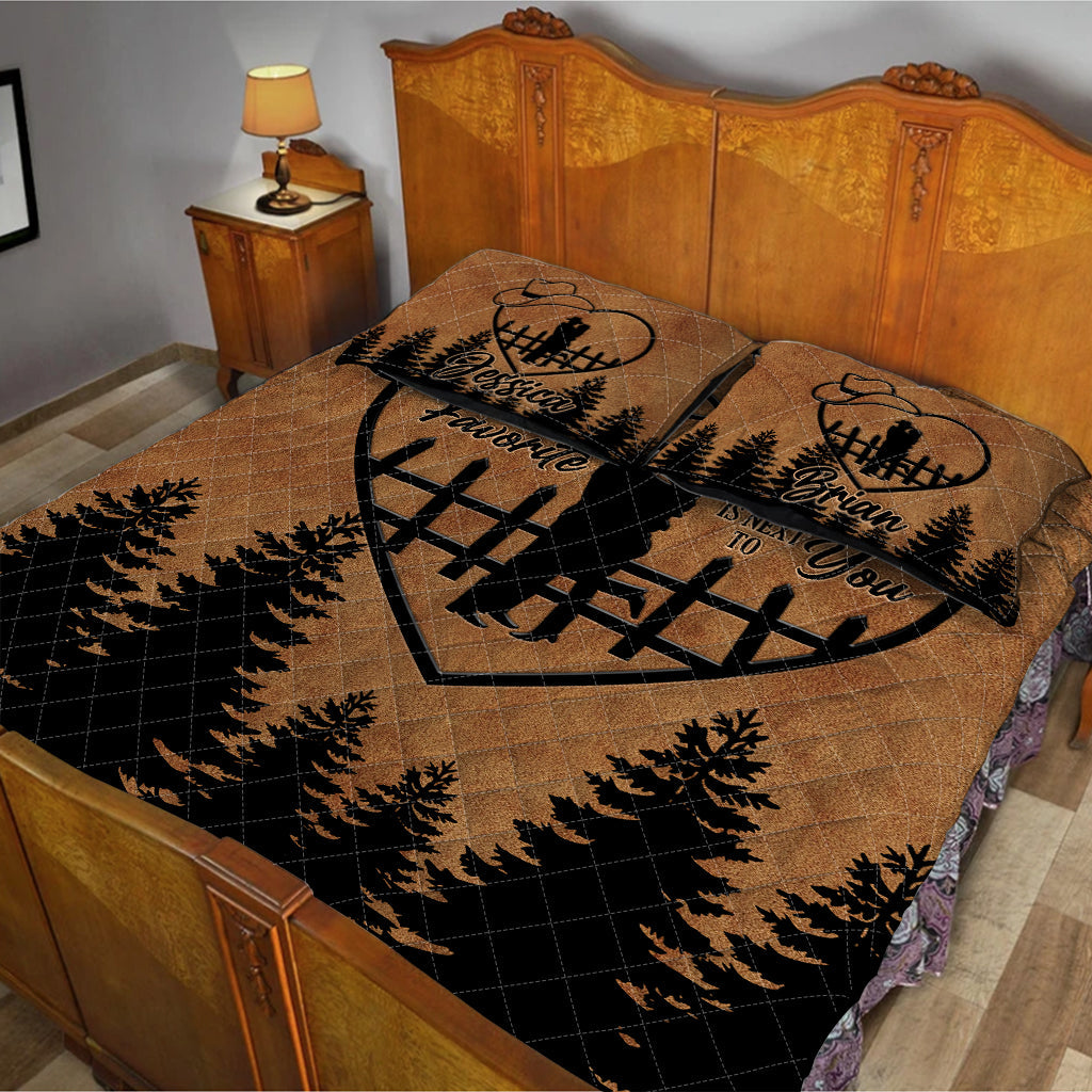 Next To You – Personalisiertes Country Girl Quilt-Set