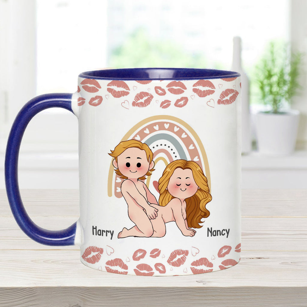 Auch nach all den Jahren liebe ich dich immer noch – personalisierte Tasse für Paare