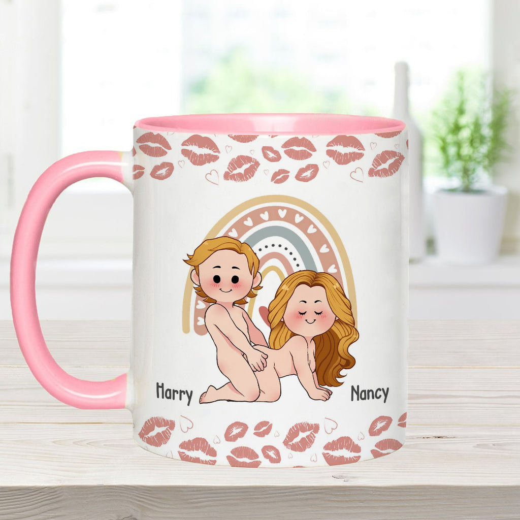 Auch nach all den Jahren liebe ich dich immer noch – personalisierte Tasse für Paare