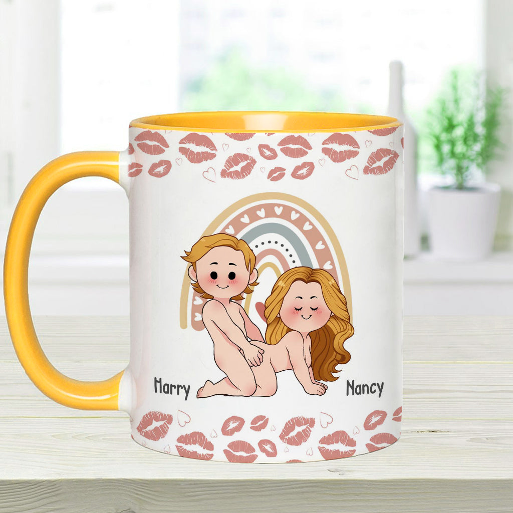 Auch nach all den Jahren liebe ich dich immer noch – personalisierte Tasse für Paare