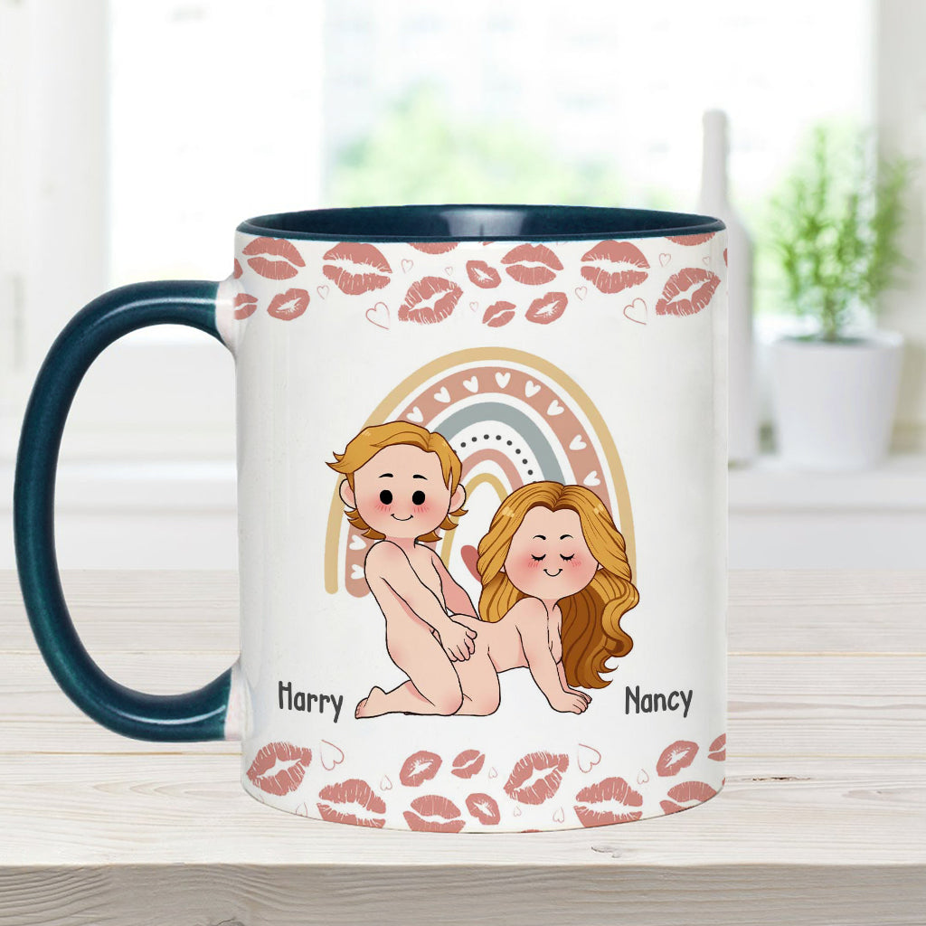 Auch nach all den Jahren liebe ich dich immer noch – personalisierte Tasse für Paare