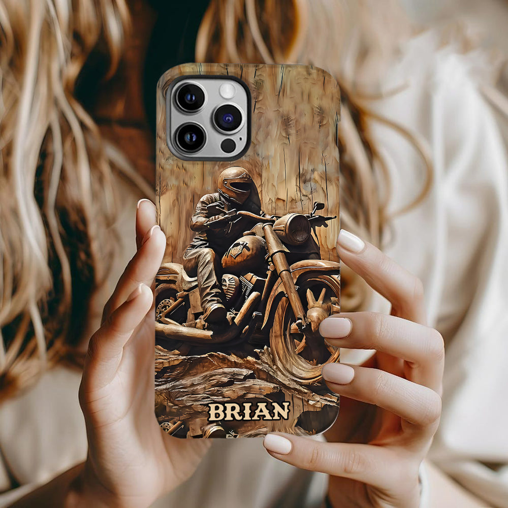 Biker - Personalized Biker Full Print Phone Case