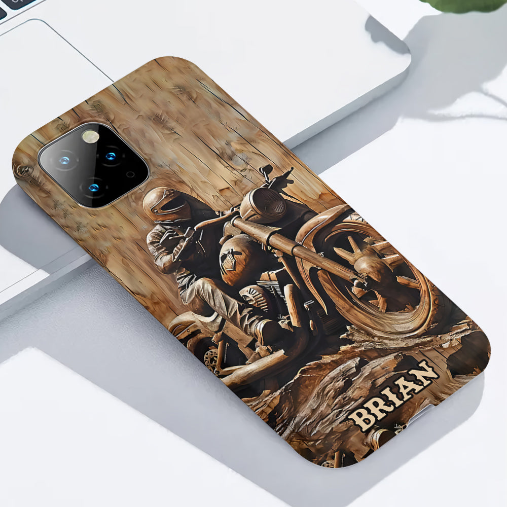 Biker - Personalized Biker Full Print Phone Case