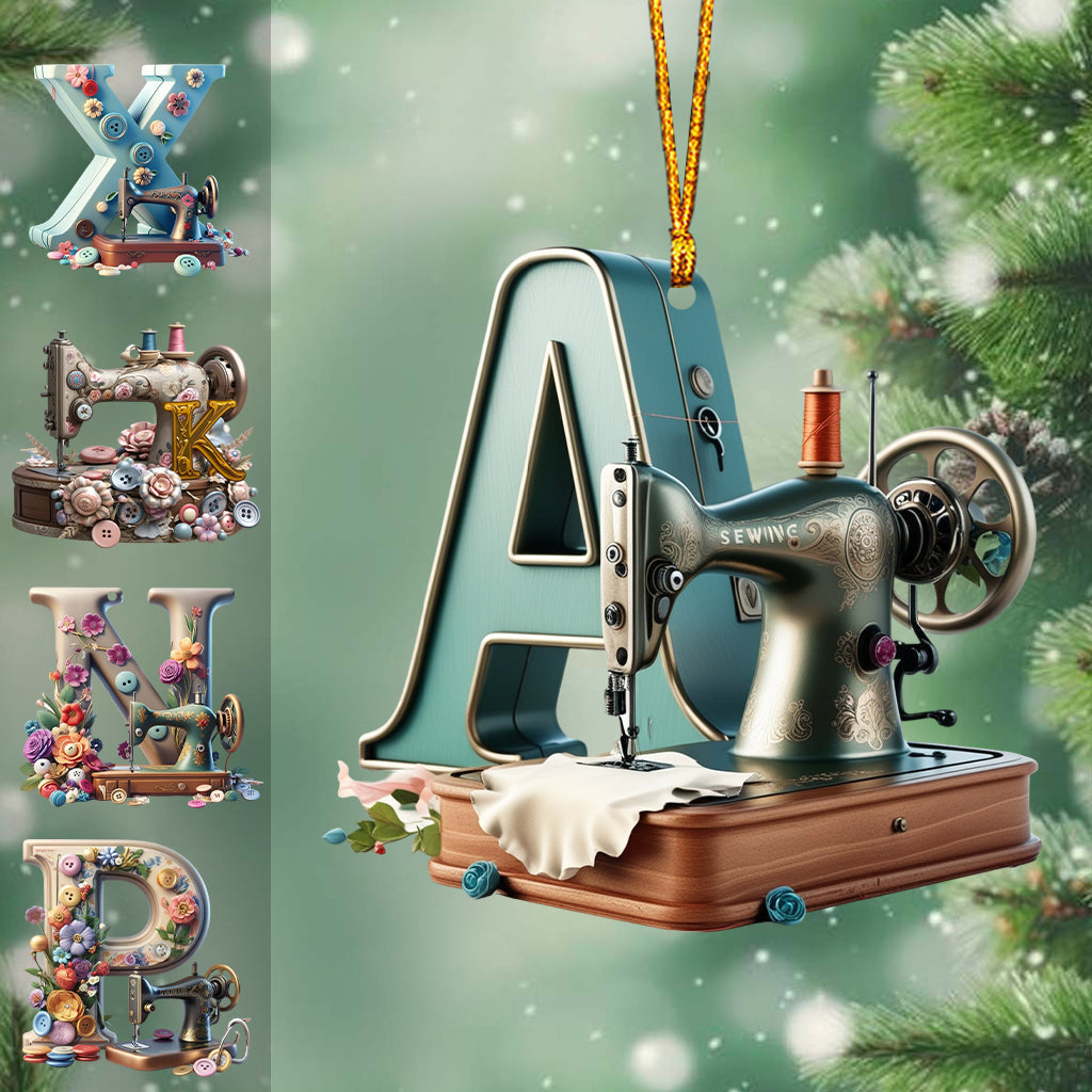 Wunderschöner Nähbuchstaben-Anhänger – personalisierter Nähbuchstaben-Anhänger