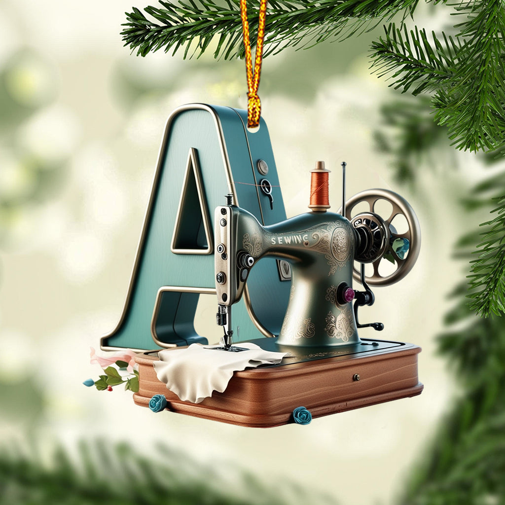 Wunderschöner Nähbuchstaben-Anhänger – personalisierter Nähbuchstaben-Anhänger