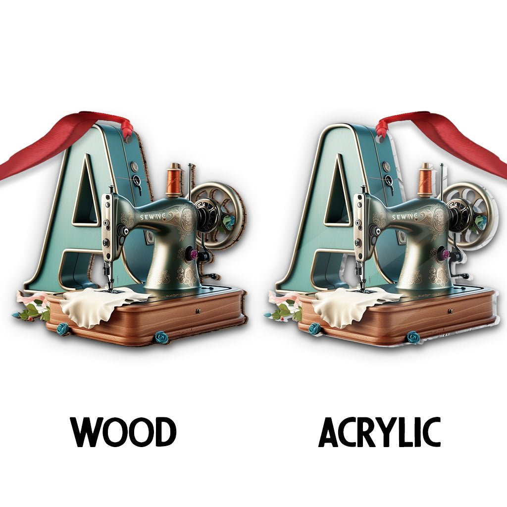 Wunderschöner Nähbuchstaben-Anhänger – personalisierter Nähbuchstaben-Anhänger