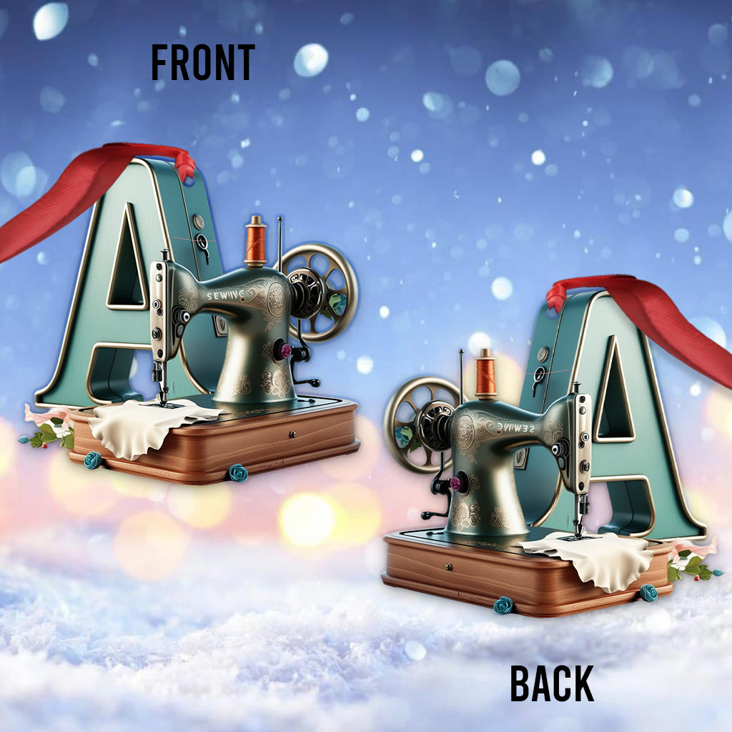 Wunderschöner Nähbuchstaben-Anhänger – personalisierter Nähbuchstaben-Anhänger