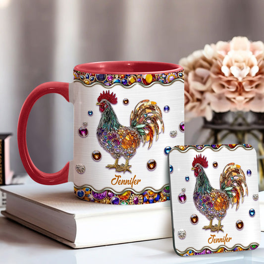 Sparker Rooster - Personalisierte Tasse mit Hühnermotiv