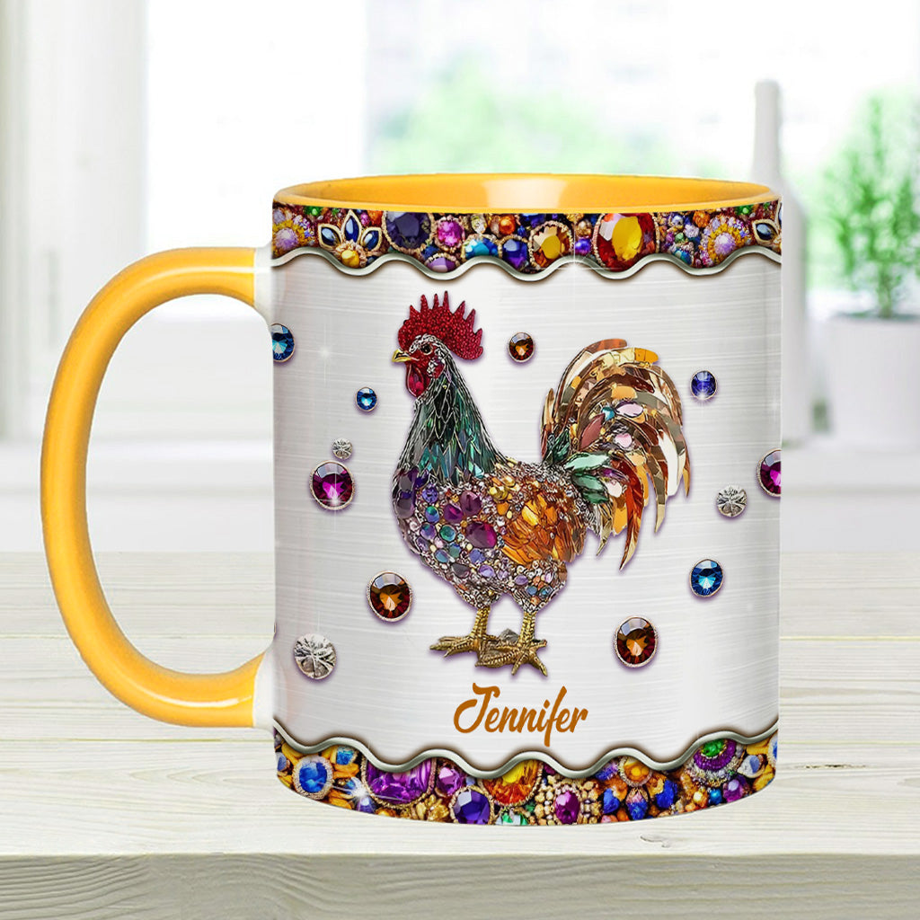 Sparker Rooster - Personalized Chicken Accent Mug