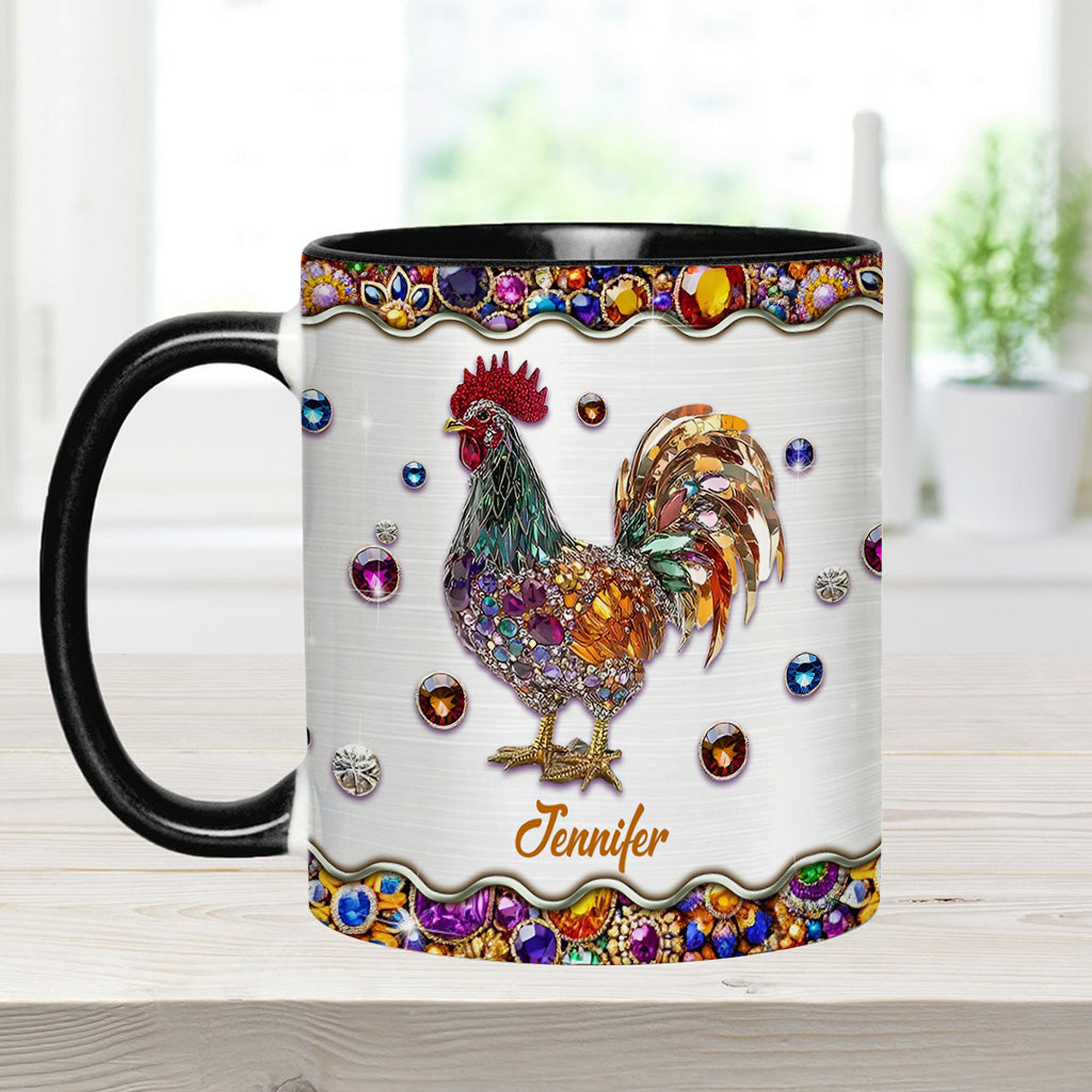 Sparker Rooster - Personalized Chicken Accent Mug