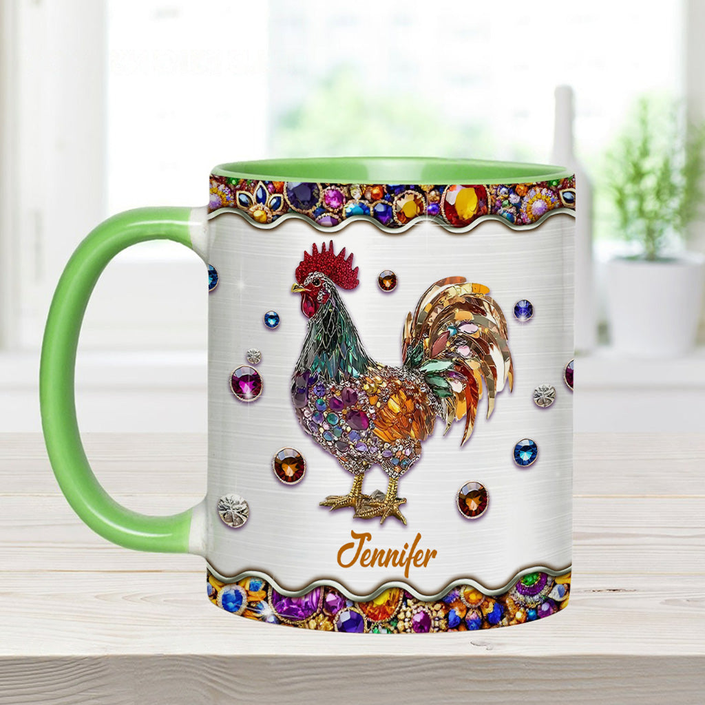 Sparker Rooster - Personalized Chicken Accent Mug