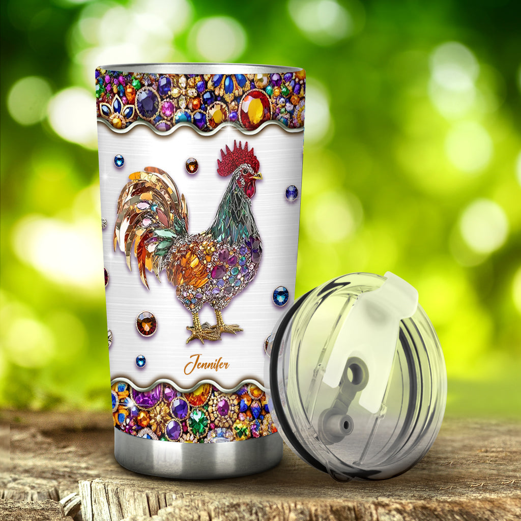 Sparker Rooster - Personalized Chicken Tumbler