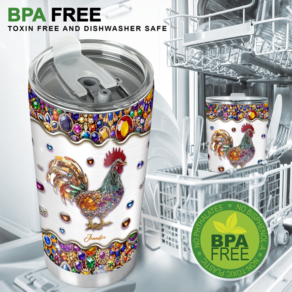 Sparker Rooster - Personalized Chicken Tumbler