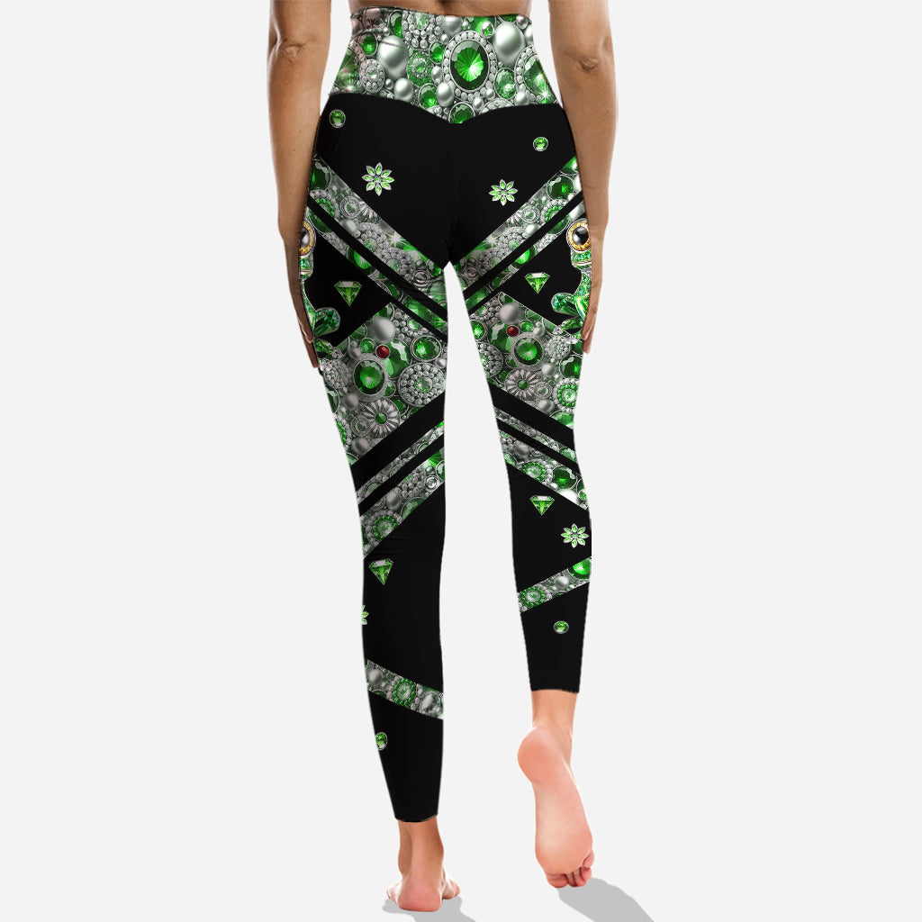 Einfach ein Mädchen, das Frösche liebt – Personalisierter Frosch-Hoodie und Leggings