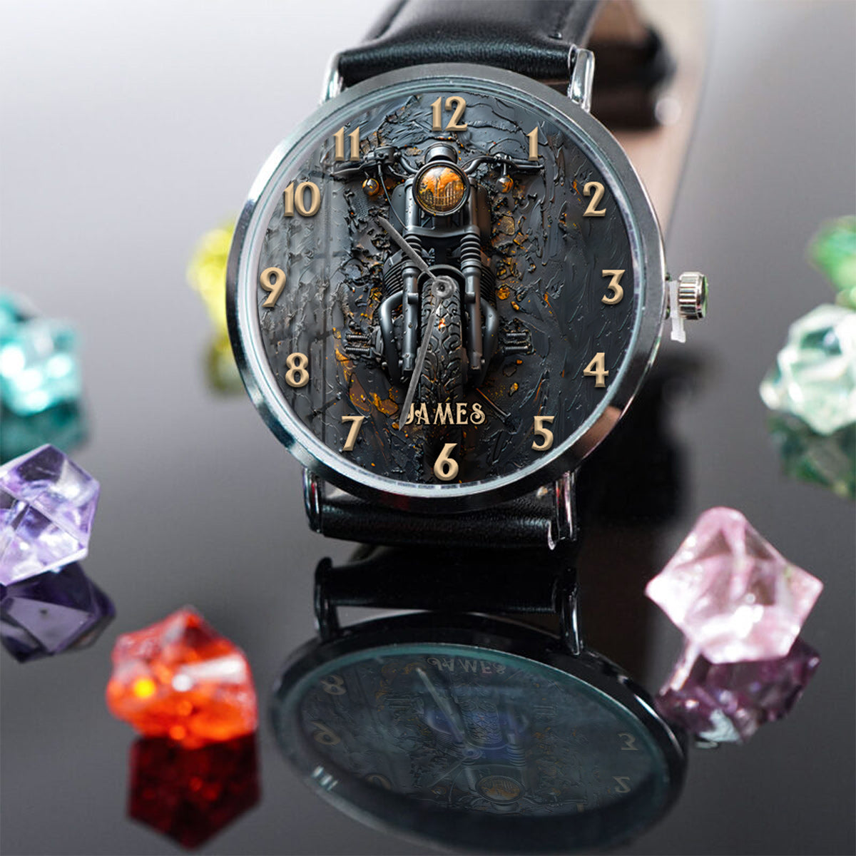 Ride All Times – Personalisierte Biker-Handuhr