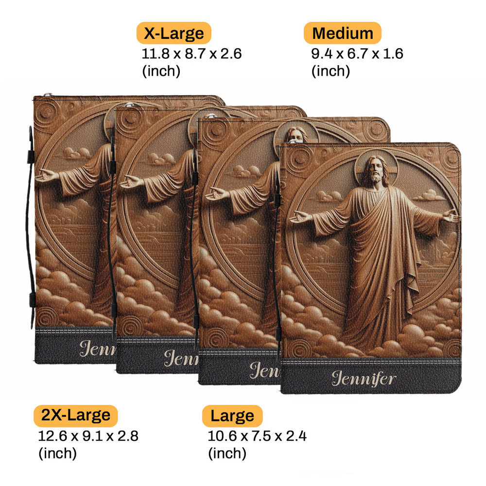 Ich bin ein Kind Gottes – Personalisierte christliche Bibelhülle aus Leder