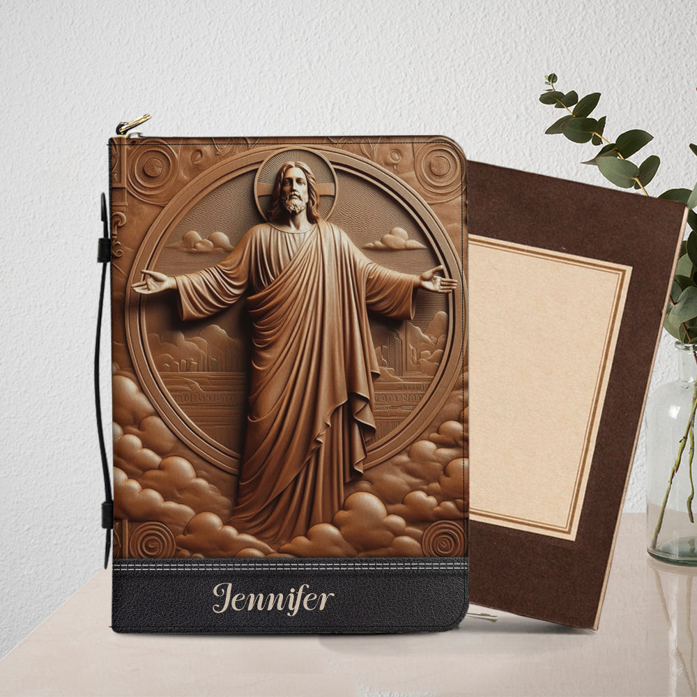 Ich bin ein Kind Gottes – Personalisierte christliche Bibelhülle aus Leder