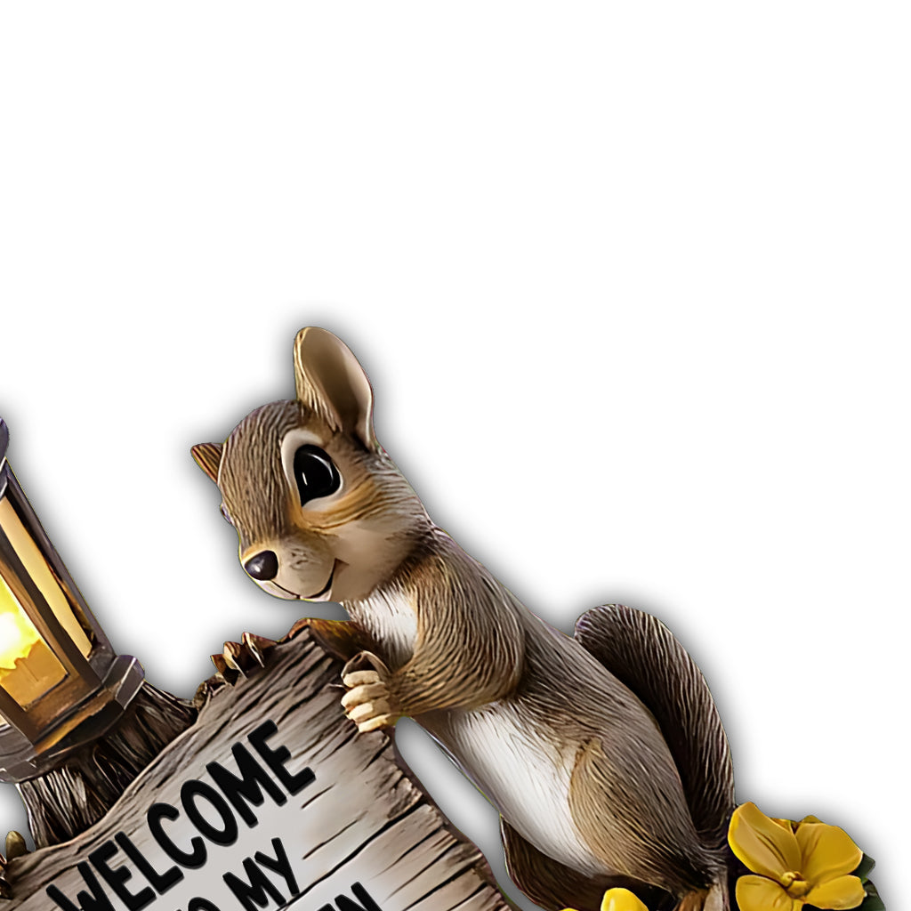 Welcome To My Garden - Personalized Gardening Cut Metal Sign