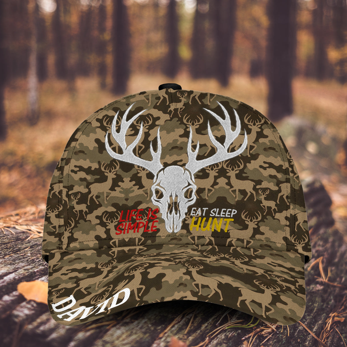 Liebe zur Jagd – Personalisierte klassische Jagdkappe