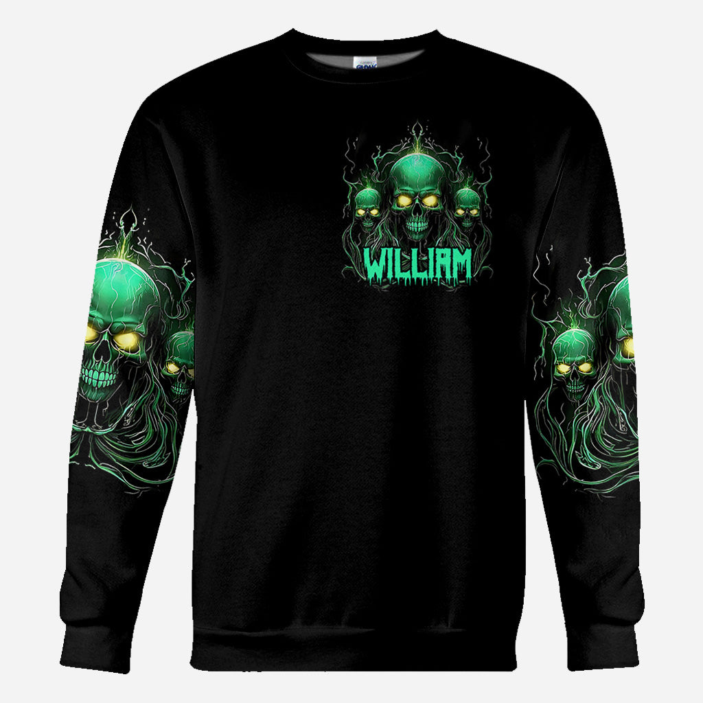 My Demons - Personalized Skull All Over Shirt