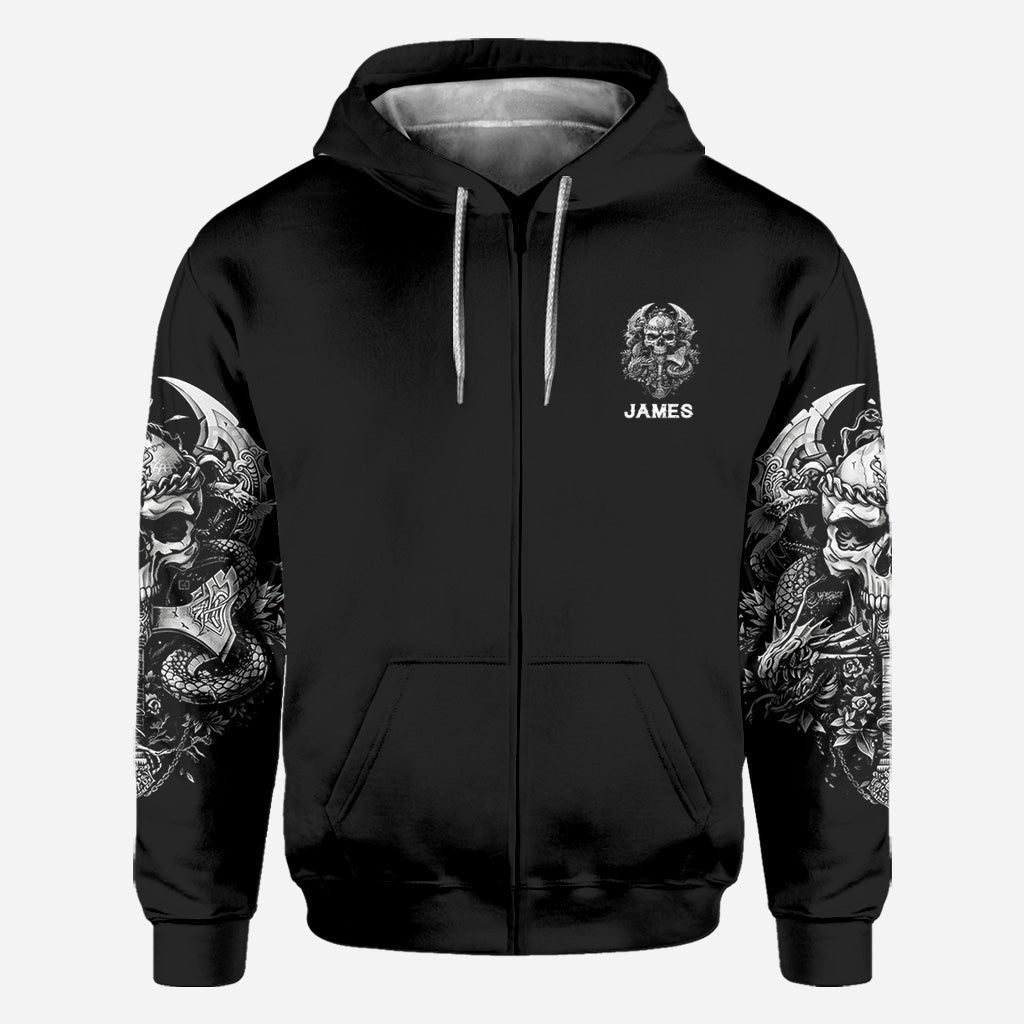 Eines Tages werde ich einfach sagen: - Personalisiertes Totenkopf-Shirt