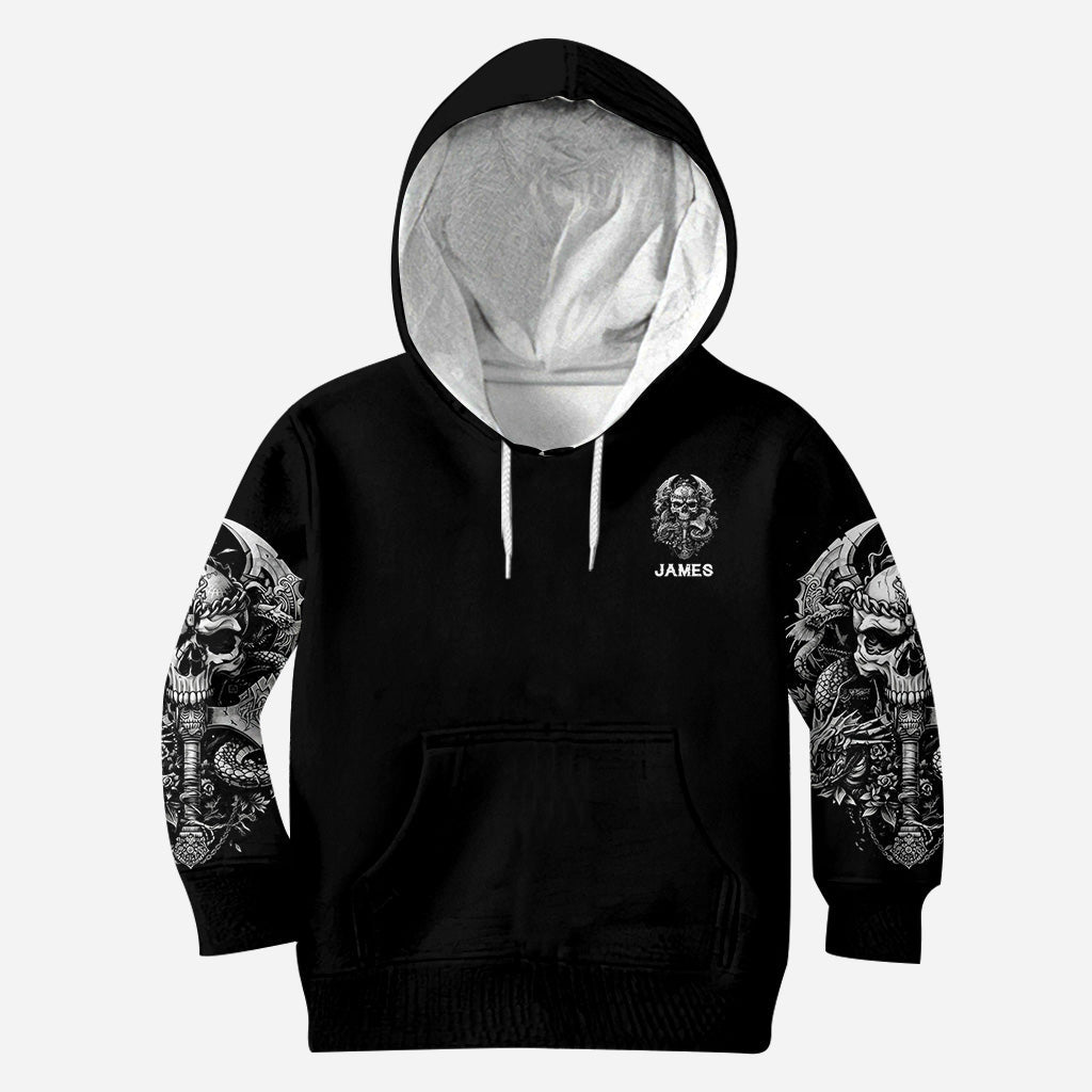 Eines Tages werde ich einfach sagen: - Personalisiertes Totenkopf-Shirt