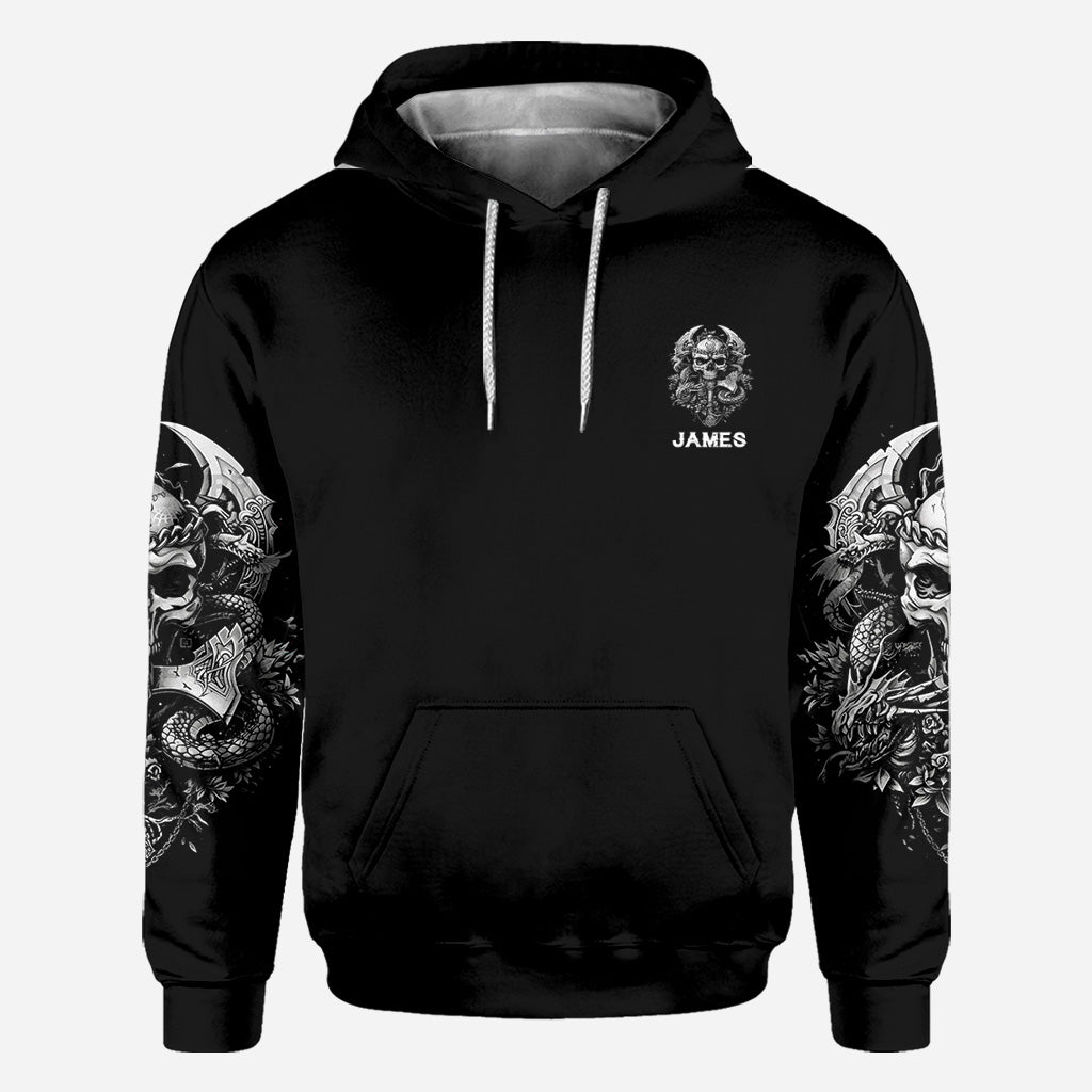 Eines Tages werde ich einfach sagen: - Personalisiertes Totenkopf-Shirt