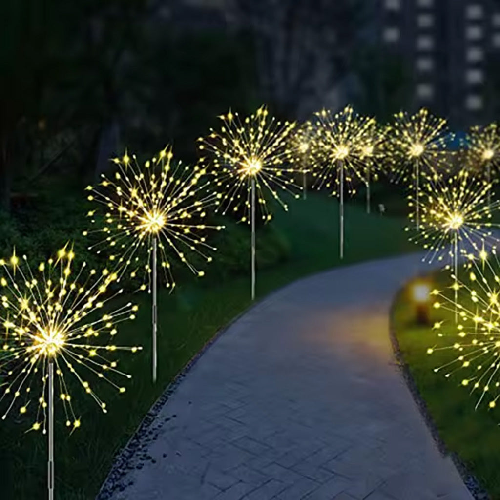 Solar-Feuerwerkslichter - Weihnachts-Solar-Feuerwerkslichter