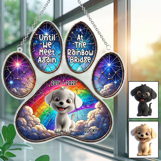 Angel In Heaven - Personalized Dog Window Hanging Suncatcher Ornament