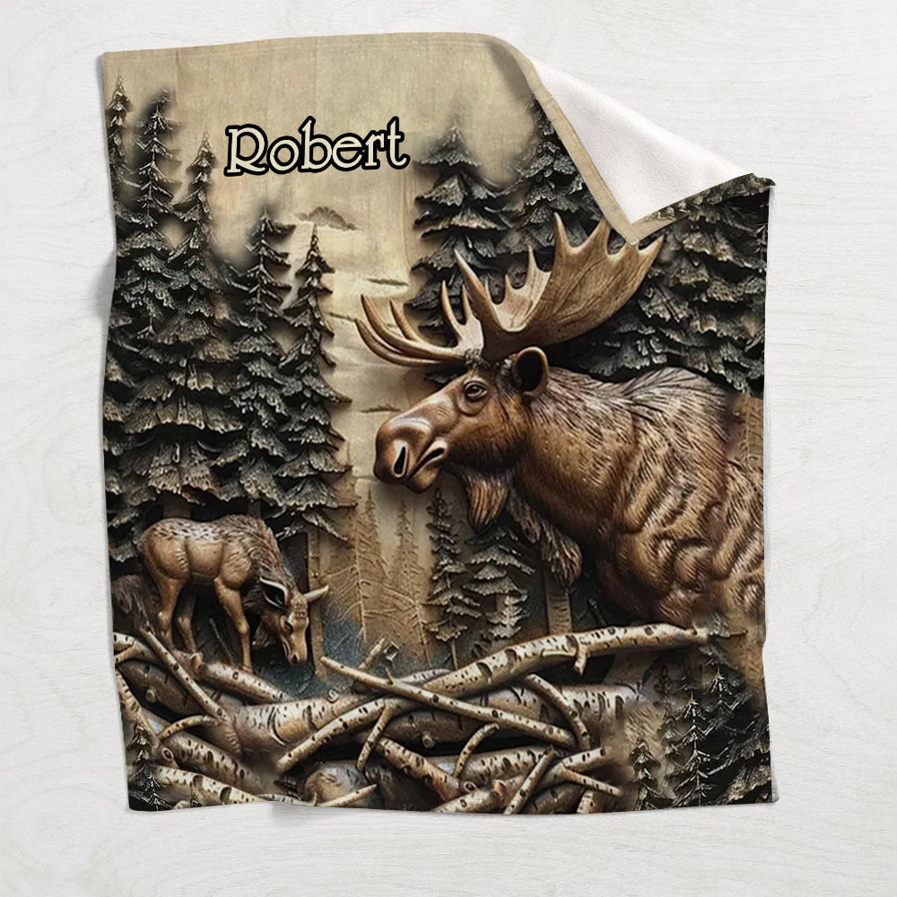 Love Hunting - Personalized Hunting Blanket