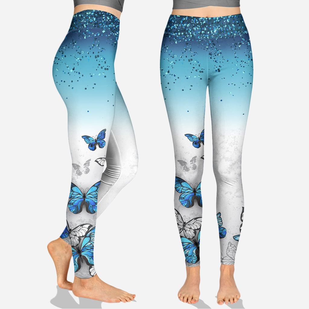 Schmetterlinge lieben – Personalisierter Schmetterlings-Hoodie und Leggings