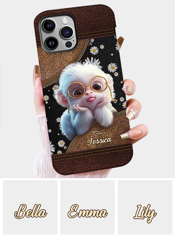 Cute Monkey - Personalized Full Print Phone Case
